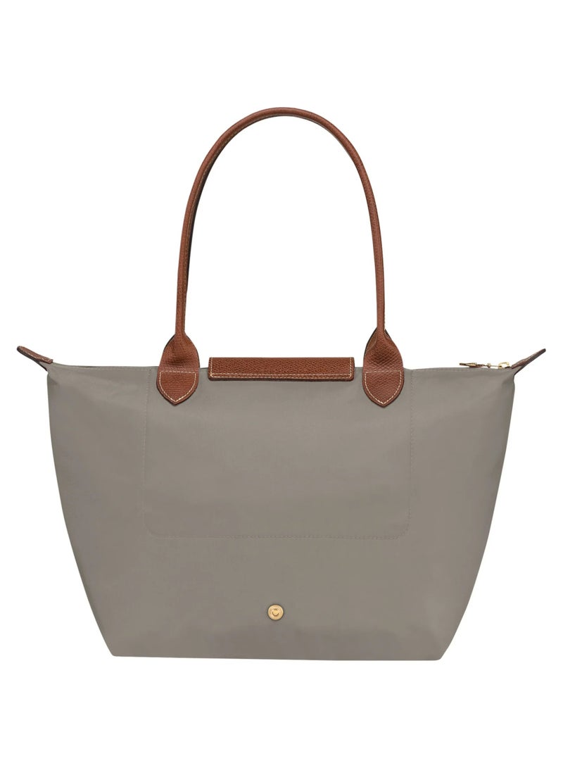 Longchamp women's oversized tote bag, handbag, shoulder bag gray classic style  - Image 4