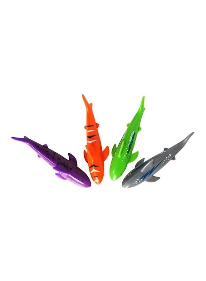 NIBEMINENT 4-Piece Underwater Throw Shark Set - Image 1