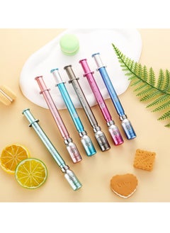 KASTWAVE 6 PCS Luminous Syringe Pens - Colorful Gel Ballpoint Pens for School, Office, and Party Supplies, 6 Colors  - Image 4