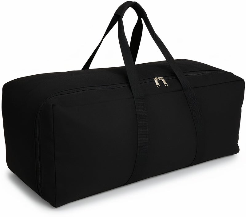 DoYiKe Extra Large Canvas Travel Duffle Bag Heavy Duty, Sports Military Camping Tent Storage - Image 1