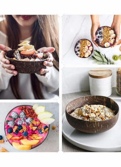 KASTWAVE Natural Coconut Bowl-Handmade Coconut Bowl  - Image 2