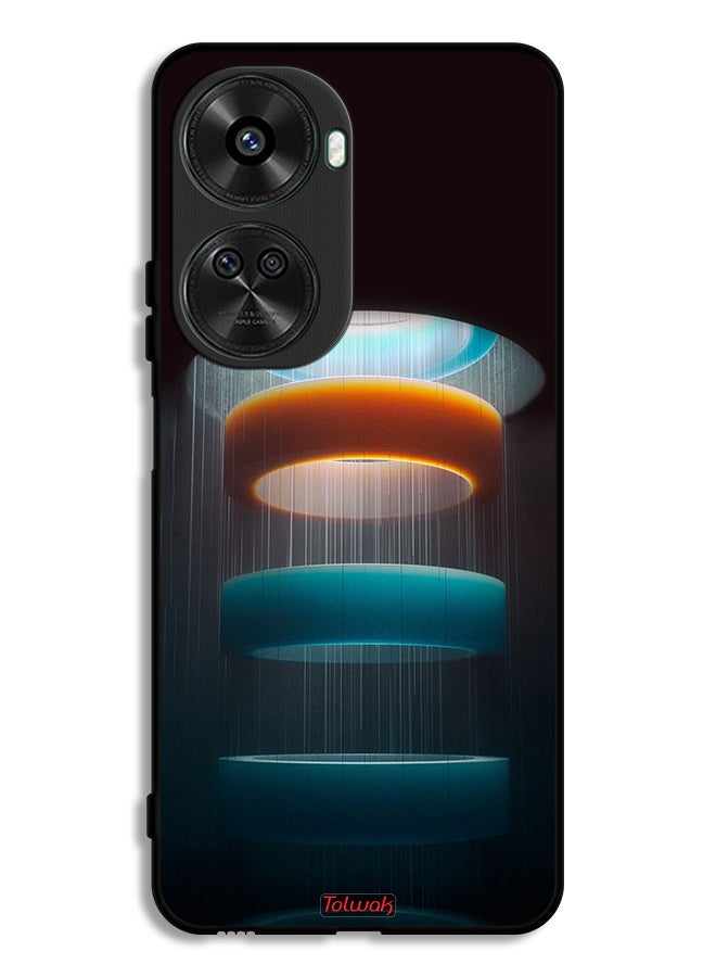 Tolwak Huawei nova 12 SE Protective Case Cover Rings Art Pattern - Image 1