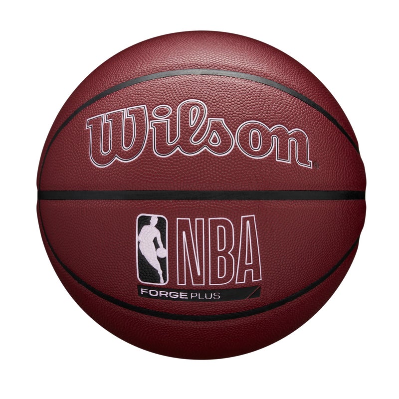 Wilson ويلسون إن بي إيه فورج بلس لكرة السلة الداخلية والخارجية باللون المارون مقاس 7295 - Image 2