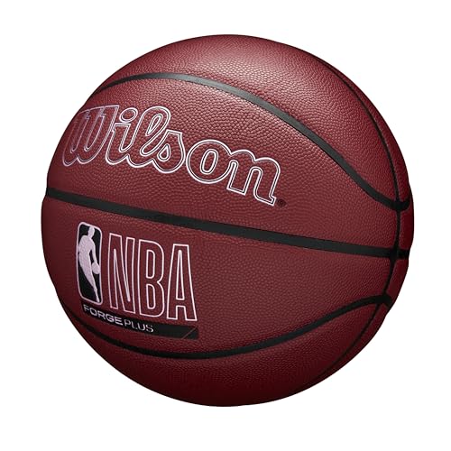 Wilson ويلسون إن بي إيه فورج بلس لكرة السلة الداخلية والخارجية باللون المارون مقاس 7295 - Image 3