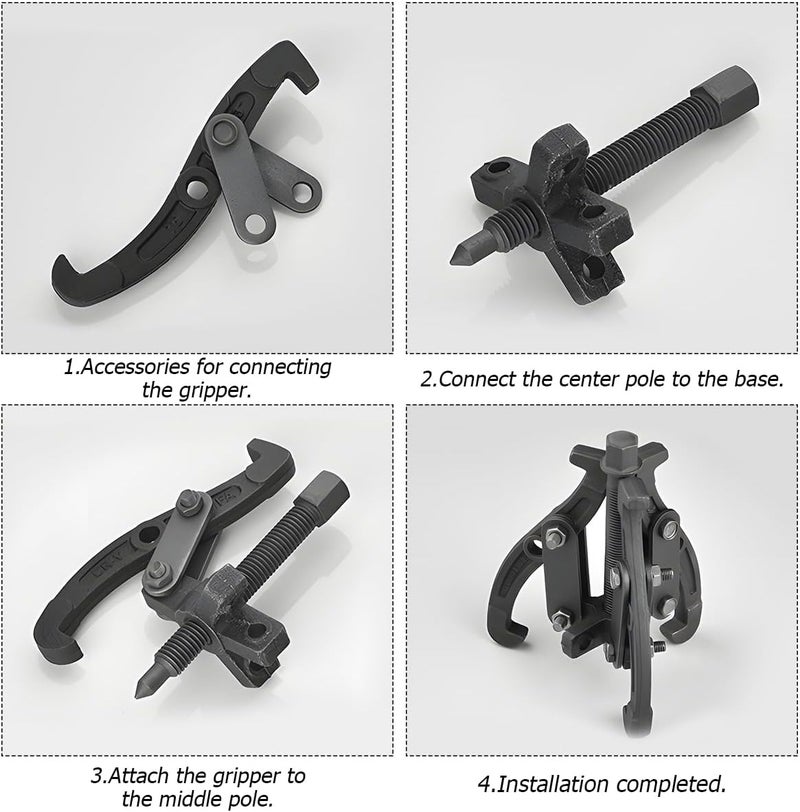 BELOMI 3 Jaw Inner Bearing Puller Tool - Image 4