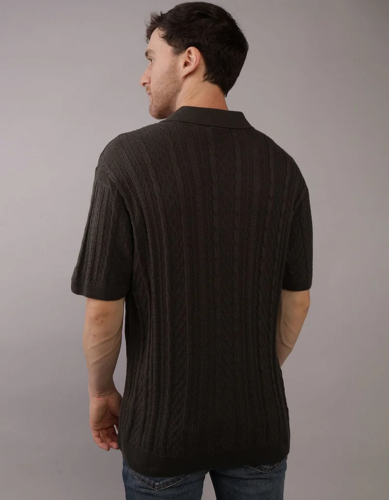 امريكان ايجل تي-شيرت بولو بملمس بارز