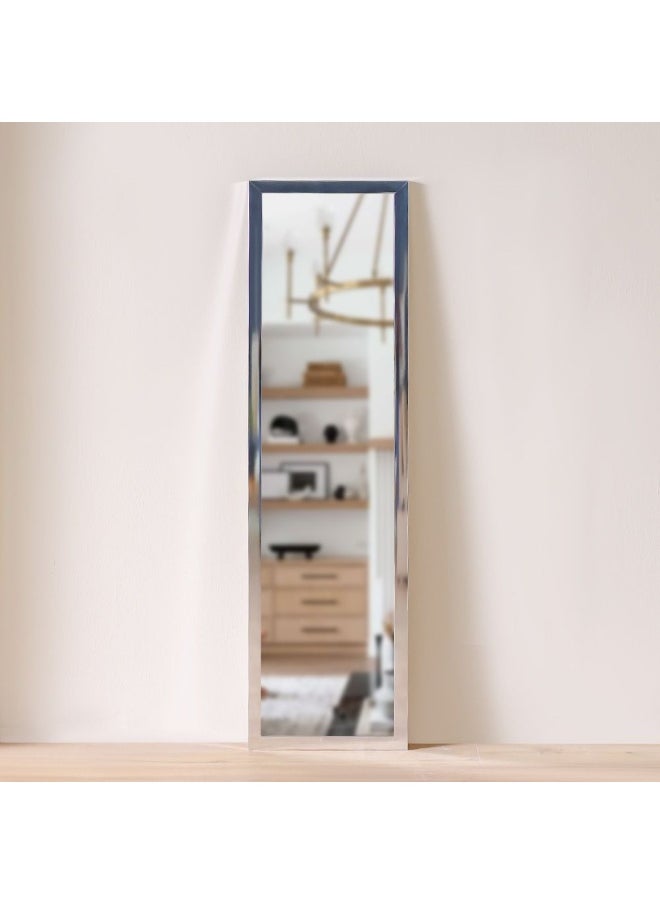 DANUBE HOME Danube Home Vivid Classic Silver Wall Mirror - 34X124X1.5 Cm Stylish & Elegant Decor For Bedrooms, Dressing Rooms & Living Rooms Large Clear Reflection Mirror Decorative Home Accessories  - Image 1