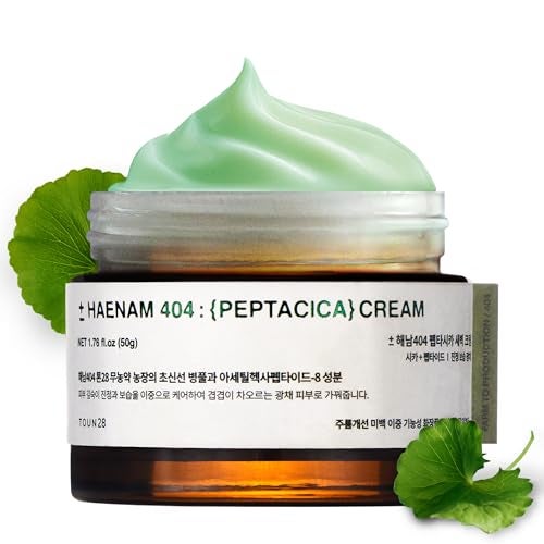 TOUN28 Korean PEPTACICA Overnight Face Cream Moisturizer 43 Cica AntiAging Skin Repair Premium Korean Vegan Beauty - Image 1