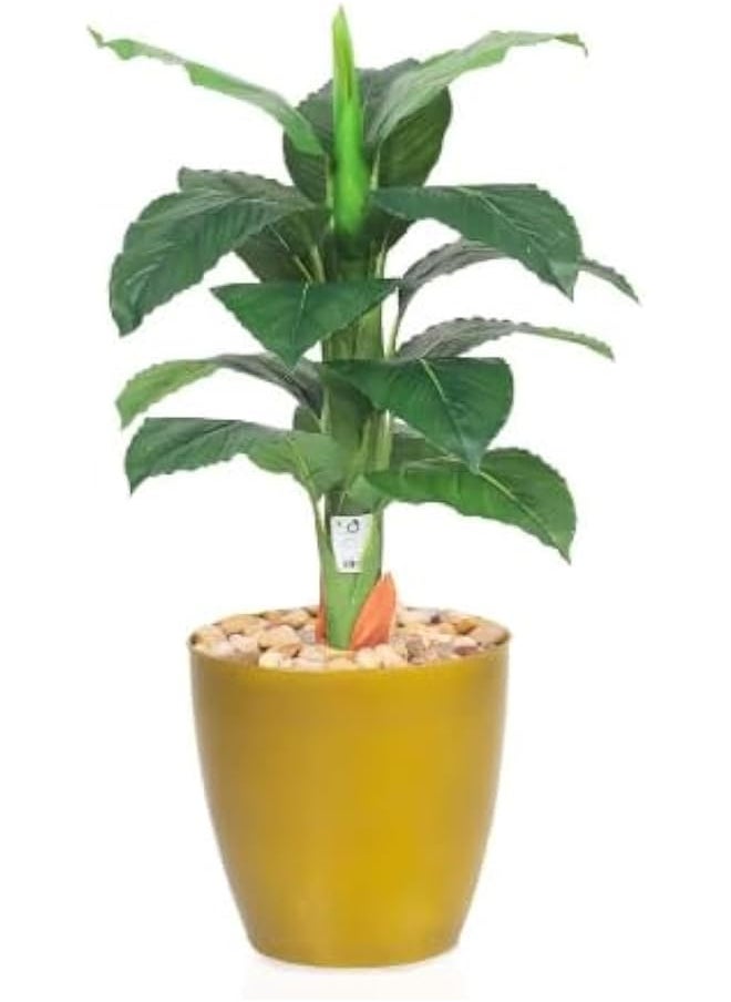 erorex Artificial Tree Simulation Natural Tree Height 80Cm Gold 