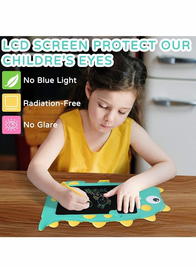 Generic LCD Writing Tablet for Kids, Portable Electronic Drawing Board, Cute Dinosaur Shape LCD Writing Pad, 8.5 Inch Light with Lock Function Erasable Electronic Doodle Gift for Boy Girl  - Image 1