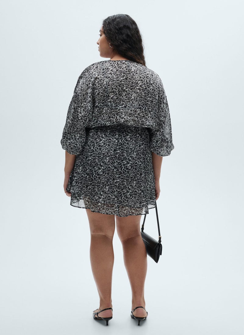 MANGO Leopard Print Dress  - Image 2