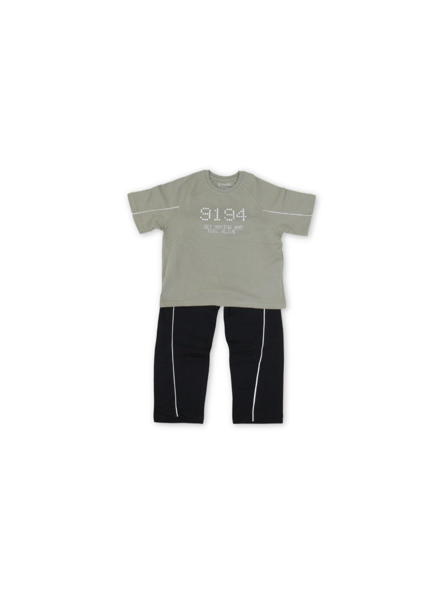 Boys Cotton Outfit Set – with "9194" Print