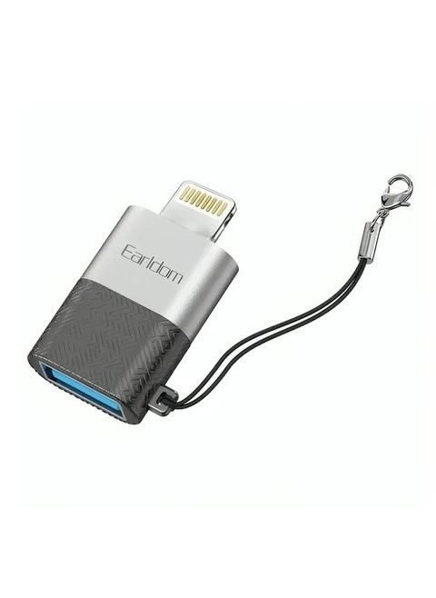 Lightning OTG Express: USB 3.0 Adapter With Anti-Lost Keychain