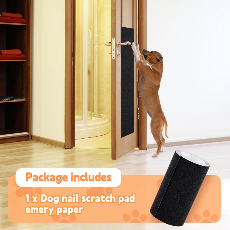 Aliceset Pet Nail Self Adhesive Replacement Emery Paper Fits Dog Scratch Pad Dog Nail Board Sandpaper Cat Litter Box DIY for Pet to Scratch Alternatives(8 in X 16ft) - Image 3