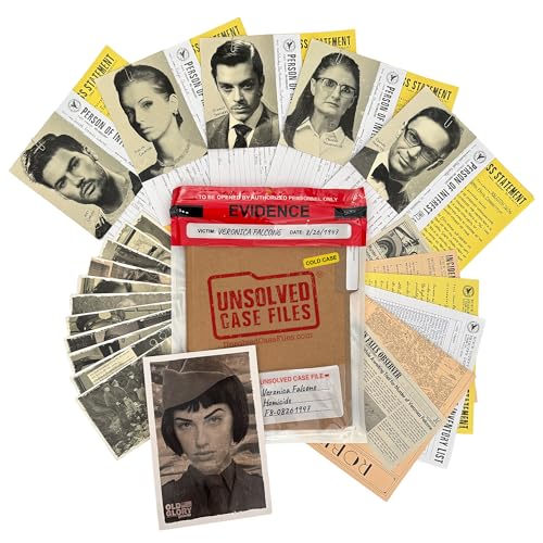 UNSOLVED CASE FILES Falcone Veronica Cold Case Murder Mystery Game Can You Solve The Crime - Image 1