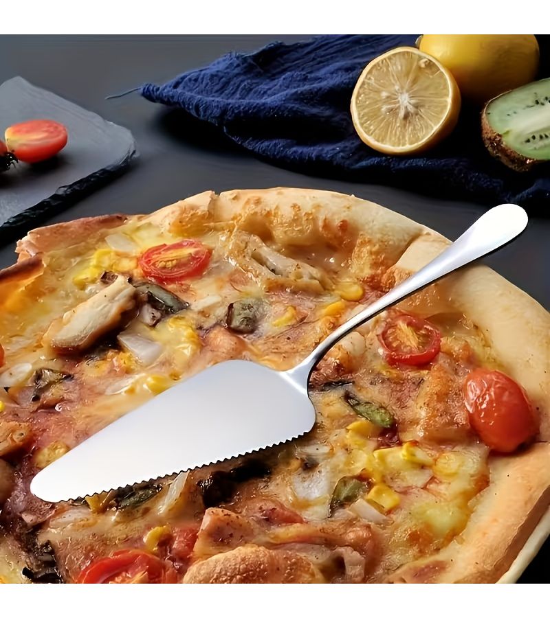 6 Pack Stainless Steel Pie And Cake Server Spatula For Dessert Cheese Pizza Kitchen Utensil Baking Tool Party Supply - Image 3
