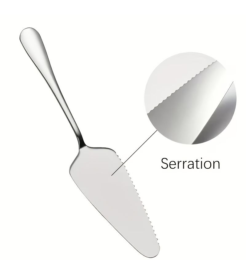 6 Pack Stainless Steel Pie And Cake Server Spatula For Dessert Cheese Pizza Kitchen Utensil Baking Tool Party Supply - Image 5