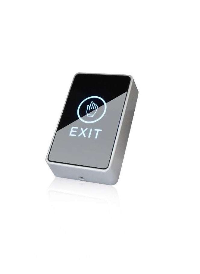 Rubik Touchless Exit Button Switch Vertical 50x86mm Surface Mount, No Touch Door Infrared Sensor with LED, Input DC12V Output NO/NC/COM for Access Control Systems Gates and Garage Openers  - Image 5