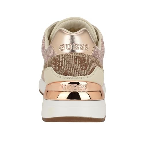 Guess Women's MOXEA Sneaker, Light Pink Logo Multi 684, 9 - Image 3