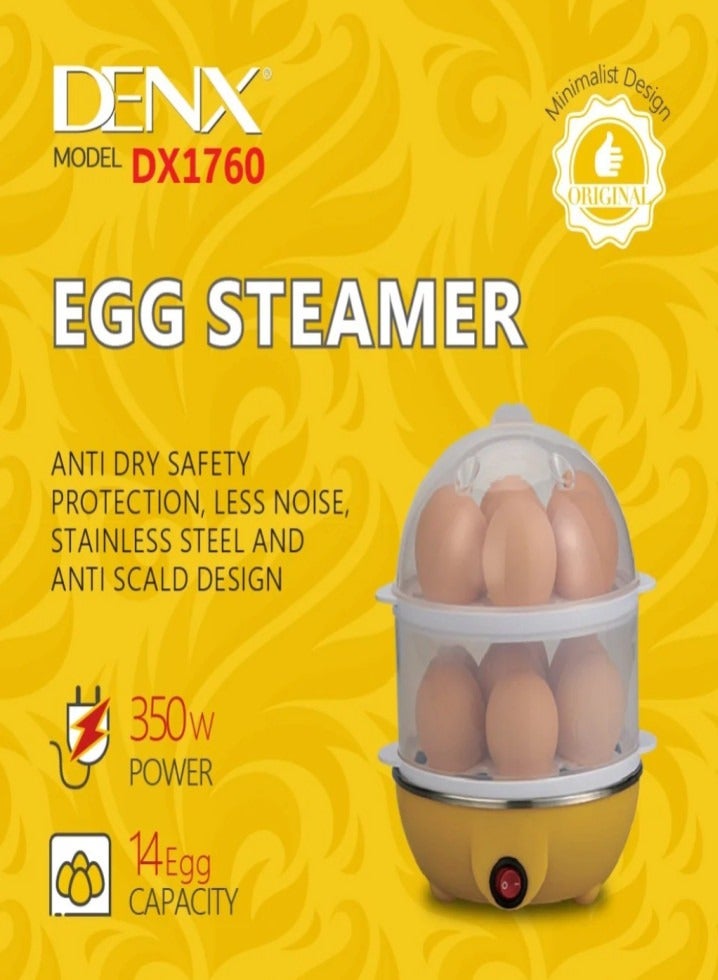 دينكس جهاز طهي البيض الكهربائي من دينكس - بسعة 14 بيضة، 350 واط - Image 3
