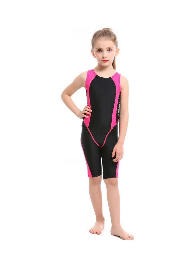 NIBEMINENT Girls Sleeveless Swimwear One Piece  - Image 1