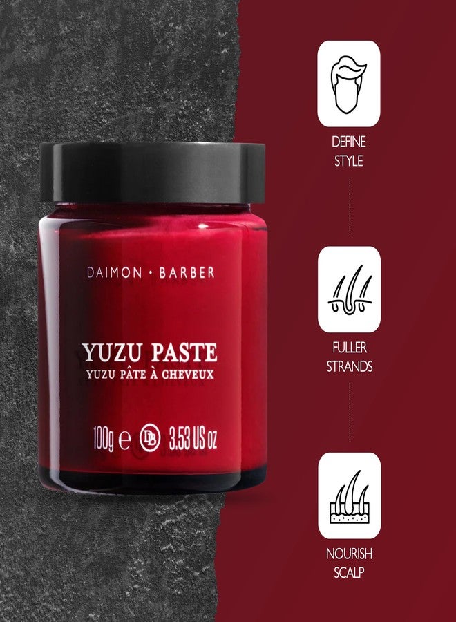 Daimon Barber Goldstein's Golden Paste, Hair Styling Paste for Men, Limited Edition, Medium Hold, Adds Texture and Definition, Good for fine and Thinning Hair - 3.38 Oz - Image 3