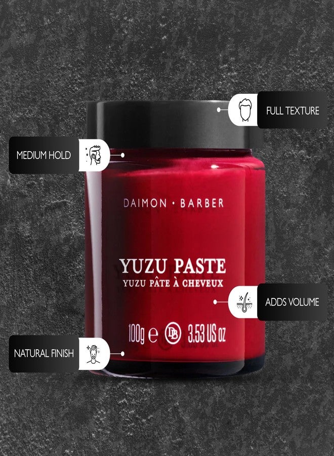 Daimon Barber Goldstein's Golden Paste, Hair Styling Paste for Men, Limited Edition, Medium Hold, Adds Texture and Definition, Good for fine and Thinning Hair - 3.38 Oz - Image 5
