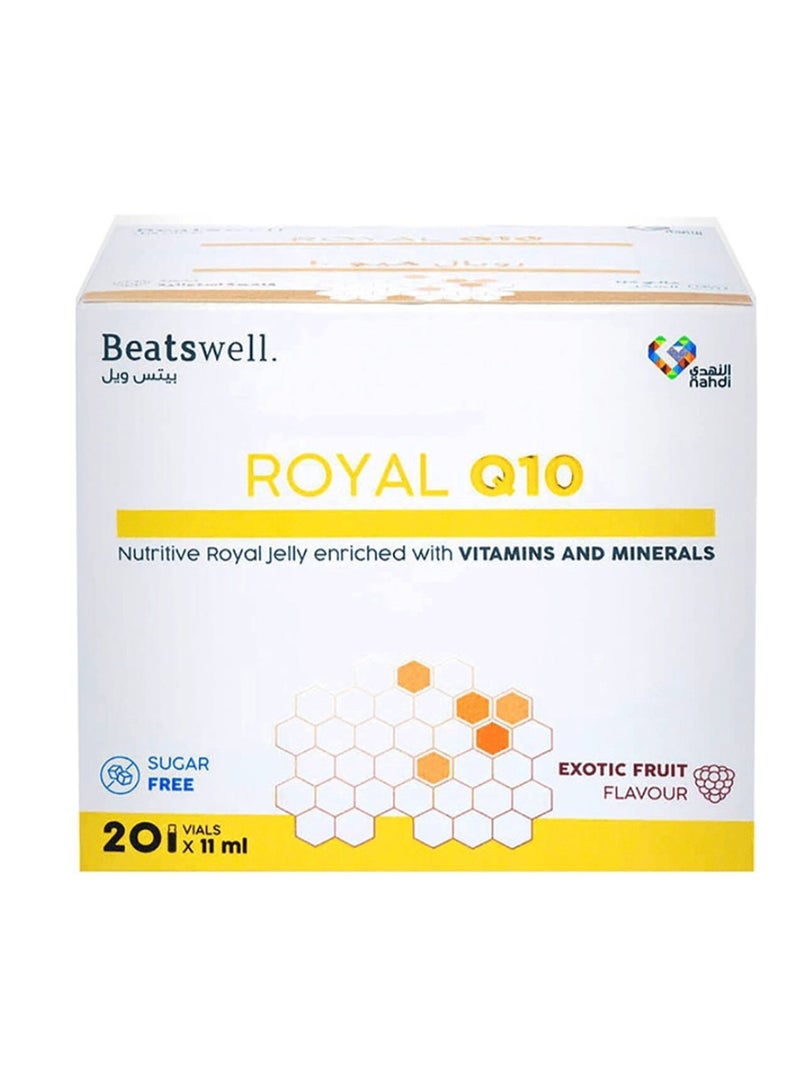 BeatsWell بيتس ويل رويال جيلي + كوكيو10 20 قارورة شراب - Image 1