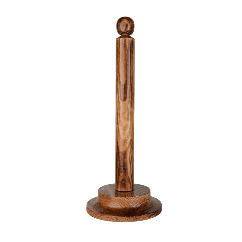 AAFIYA HANDICRAFTS AAFIYA HANDICRAFTS Mango Wood Tissue Roll Holder for Kitchen Home Office Elegant Sustainable Design for Easy Access and Organization 