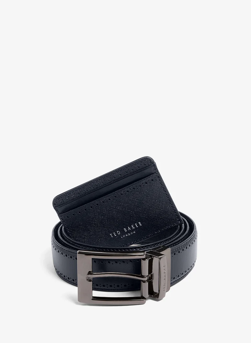 تيد بيكر Gilant Card Holder And Belt Gift Set