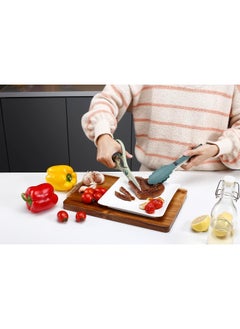 FALEZ Falez 8.5 Inch Kitchen Scissors Light Green Colour  - Image 5
