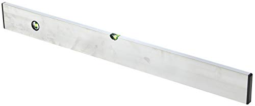 Keson LKS39 Aluminum Alloy Concrete Screed Level with 2 20 Magnified Vials 39Inch Silver