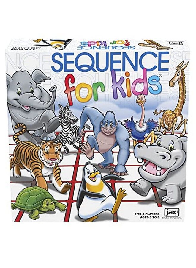 Jax Sequence For Kids The 'No Reading Required' Strategy Game By Jax Multi Color 11 Inches (2 4 Players) - Image 1