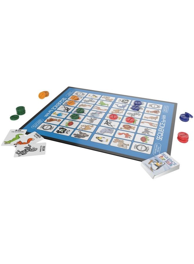 Jax Sequence For Kids The 'No Reading Required' Strategy Game By Jax Multi Color 11 Inches (2 4 Players) - Image 4