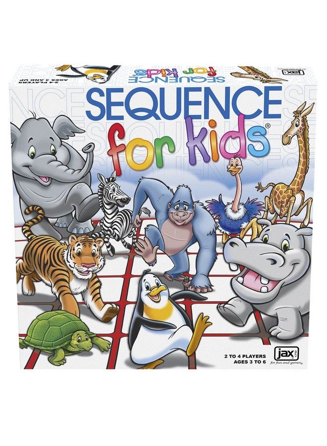 Jax Sequence For Kids The 'No Reading Required' Strategy Game By Jax Multi Color 11 Inches (2 4 Players) - Image 2