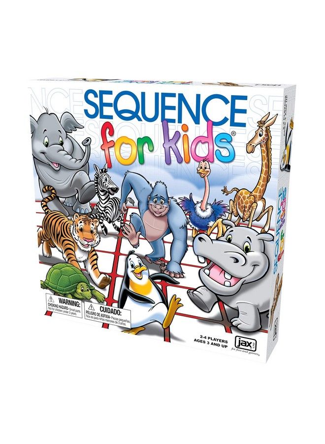 Jax Sequence For Kids The 'No Reading Required' Strategy Game By Jax Multi Color 11 Inches (2 4 Players) - Image 5