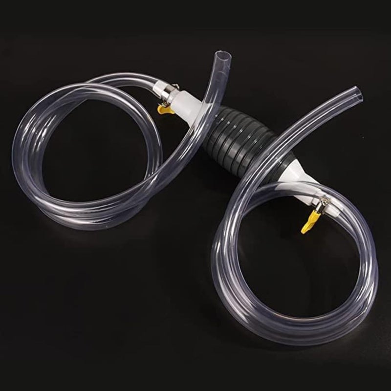 SUBDIAL Fuel Transfer Pump Kit Tank Sucker Newest High Flow Hand Pump Portable Manual Car Bike Fuel Transfer Pump | Liquid Pipe Siphon Tool for Petrol Diesel, Water, Oil Liquid Water (2 Miter) - Image 3