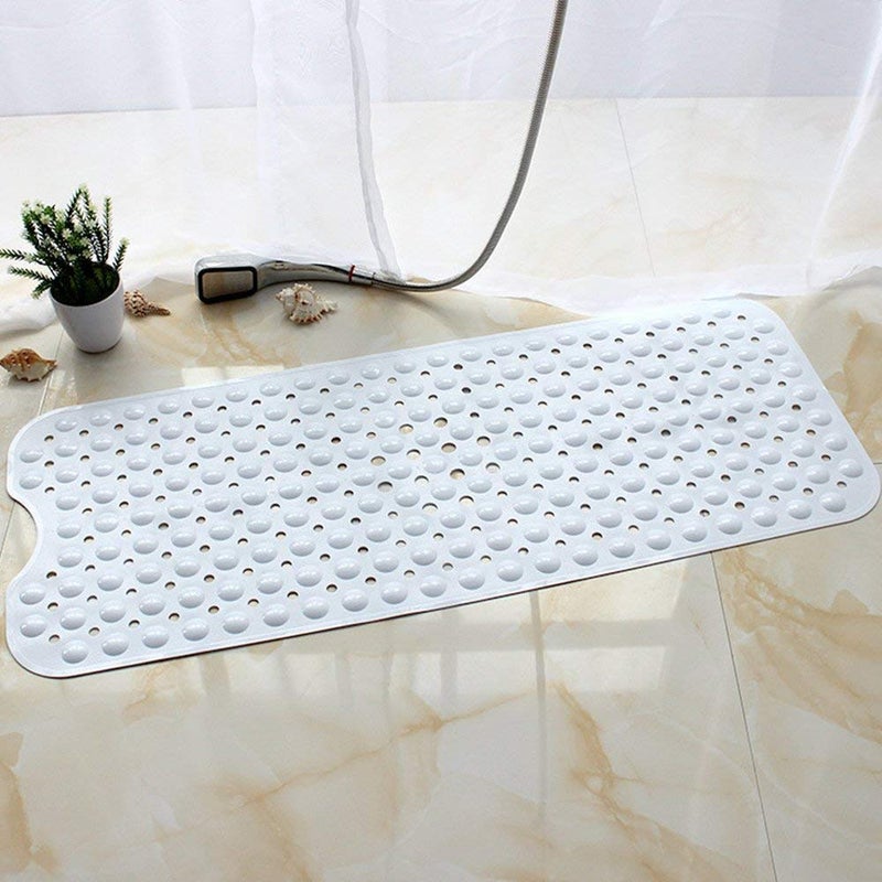 RIGJAK Anti Slip Mat with Suction Cups Drain Holes Premium AccuPebble Shower Bath Mat Anti Slip Bathtub Bathroom Met - Image 2