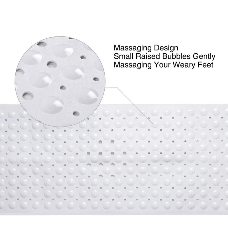 RIGJAK Anti Slip Mat with Suction Cups Drain Holes Premium AccuPebble Shower Bath Mat Anti Slip Bathtub Bathroom Met - Image 5
