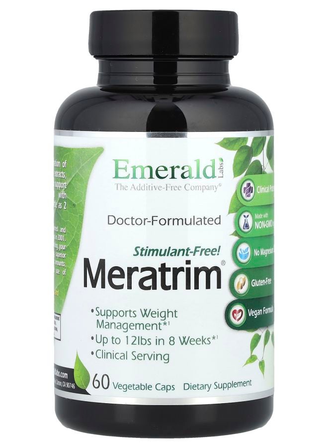 Emerald Laboratories ميراترِيم® خالي من المنبهات 60 كبسولة نباتية - Image 1
