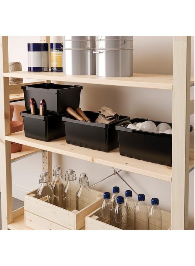 إيروريكس صندوق تخزين أسود 25X17X12 سم/3.5 لتر - Image 3