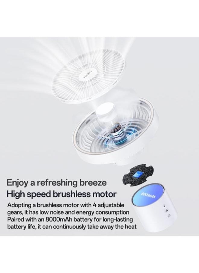 Yesido Yesido YF13 10W Type-C Multifunctional LED Fan with Tripod  - Image 3