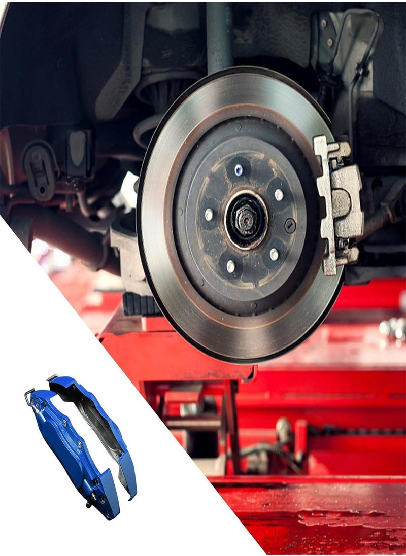GGOOT - Car Front Rear Brake Caliper Cover - Car Aluminum Alloy Brake Caliper Protector Cover,Protect Auto Brake Caliper, Improve Overall Appearance of Vehicle, Left Right Refit Accessories - Image 1