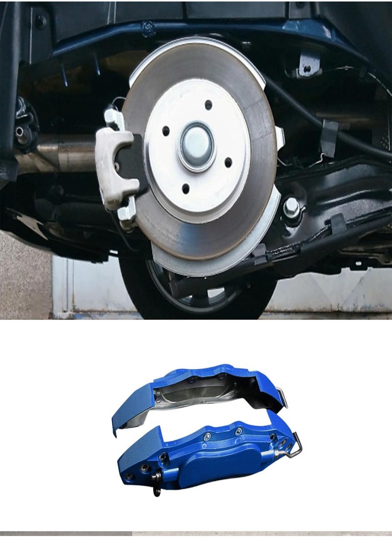 GGOOT - Car Front Rear Brake Caliper Cover - Car Aluminum Alloy Brake Caliper Protector Cover,Protect Auto Brake Caliper, Improve Overall Appearance of Vehicle, Left Right Refit Accessories - Image 1