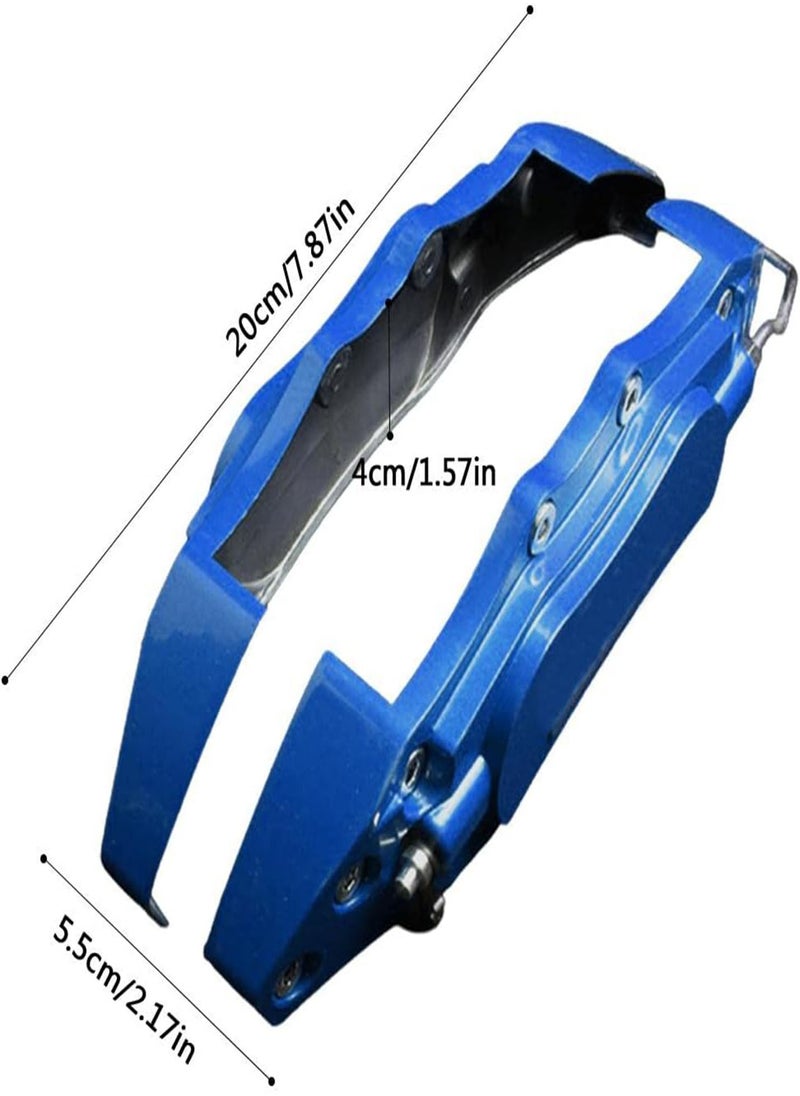 GGOOT - Car Front Rear Brake Caliper Cover - Car Aluminum Alloy Brake Caliper Protector Cover,Protect Auto Brake Caliper, Improve Overall Appearance of Vehicle, Left Right Refit Accessories - Image 1