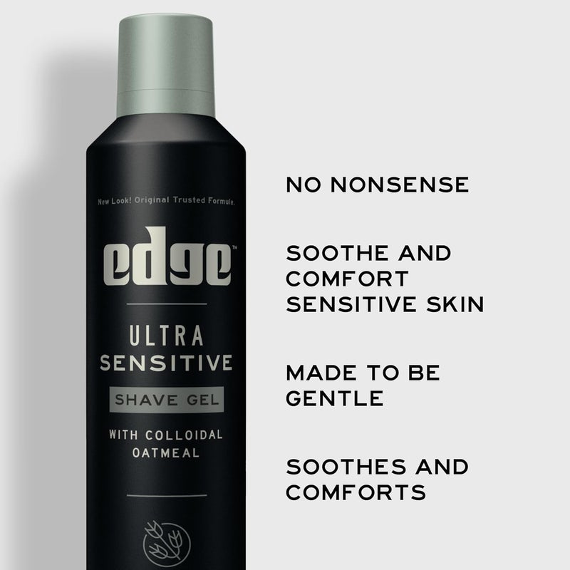 Edge Ultra Sensitive Shave Gel for Men - 7 Ounce (Pack of 6) - Image 4
