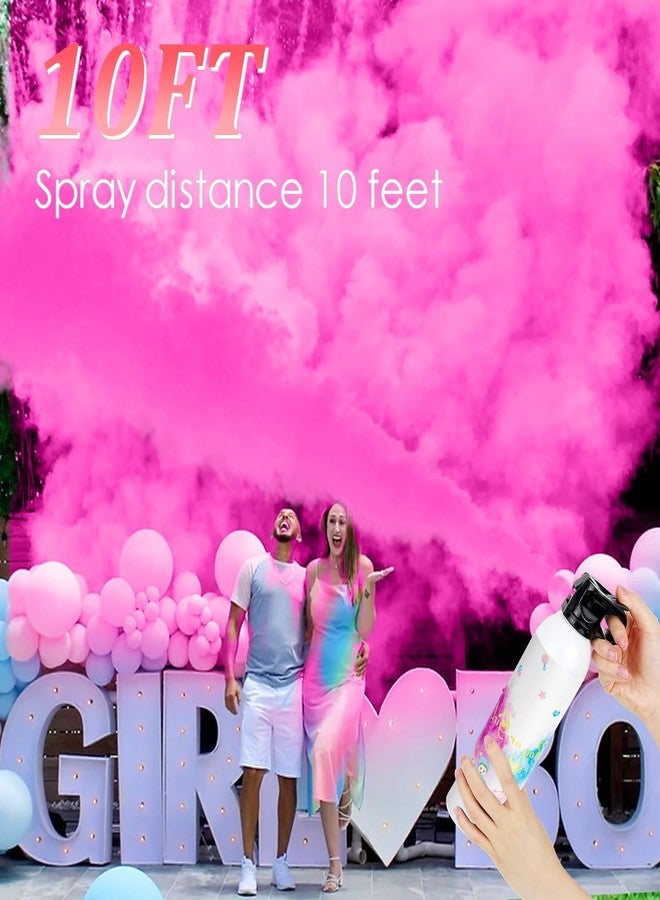 SRG Large Gender Reveal Fire Extinguisher Color Blaster | 2 Packs Baby Girl Pink Gender Reveal Extinguisher | Pink Smoke for Gender Reveal Party & Ideas | Long Lasting（Pink） - Image 3