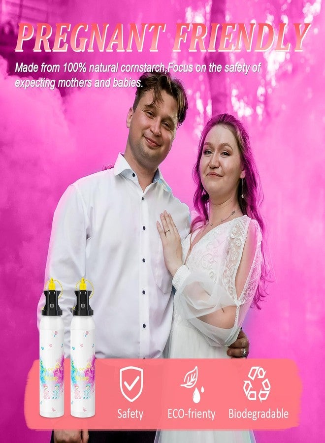 SRG Large Gender Reveal Fire Extinguisher Color Blaster | 2 Packs Baby Girl Pink Gender Reveal Extinguisher | Pink Smoke for Gender Reveal Party & Ideas | Long Lasting（Pink） - Image 5