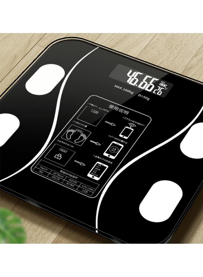 ميزان ذكي عالي الجودة مزود بالبلوتوث وتقنية تحليل بيانات الجسم - Image 2