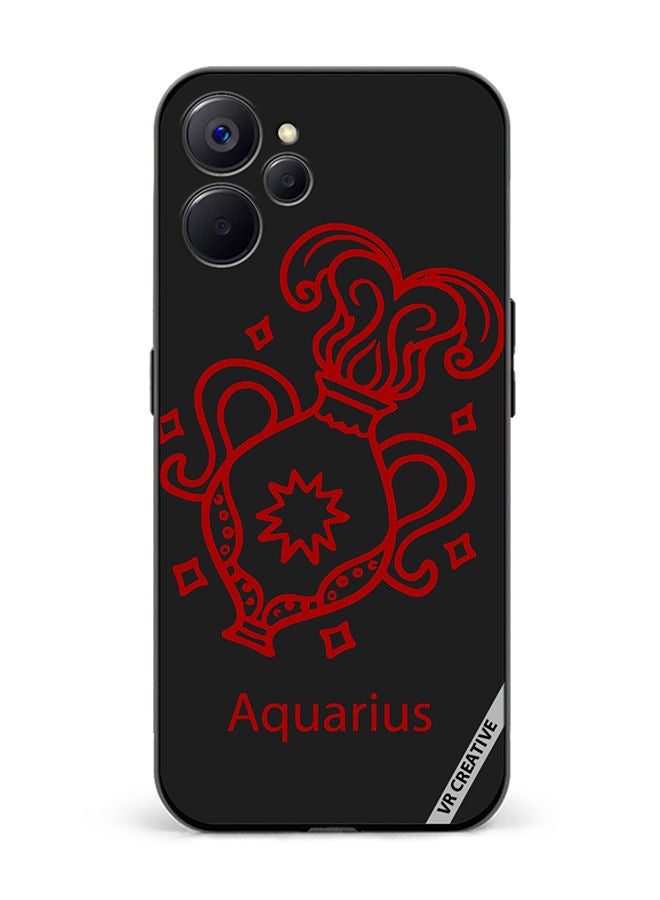 VR CREATIVE Protective Case Cover For Realme 10 5G Aquarius Zodiac Signs Design Multicolour - Image 1